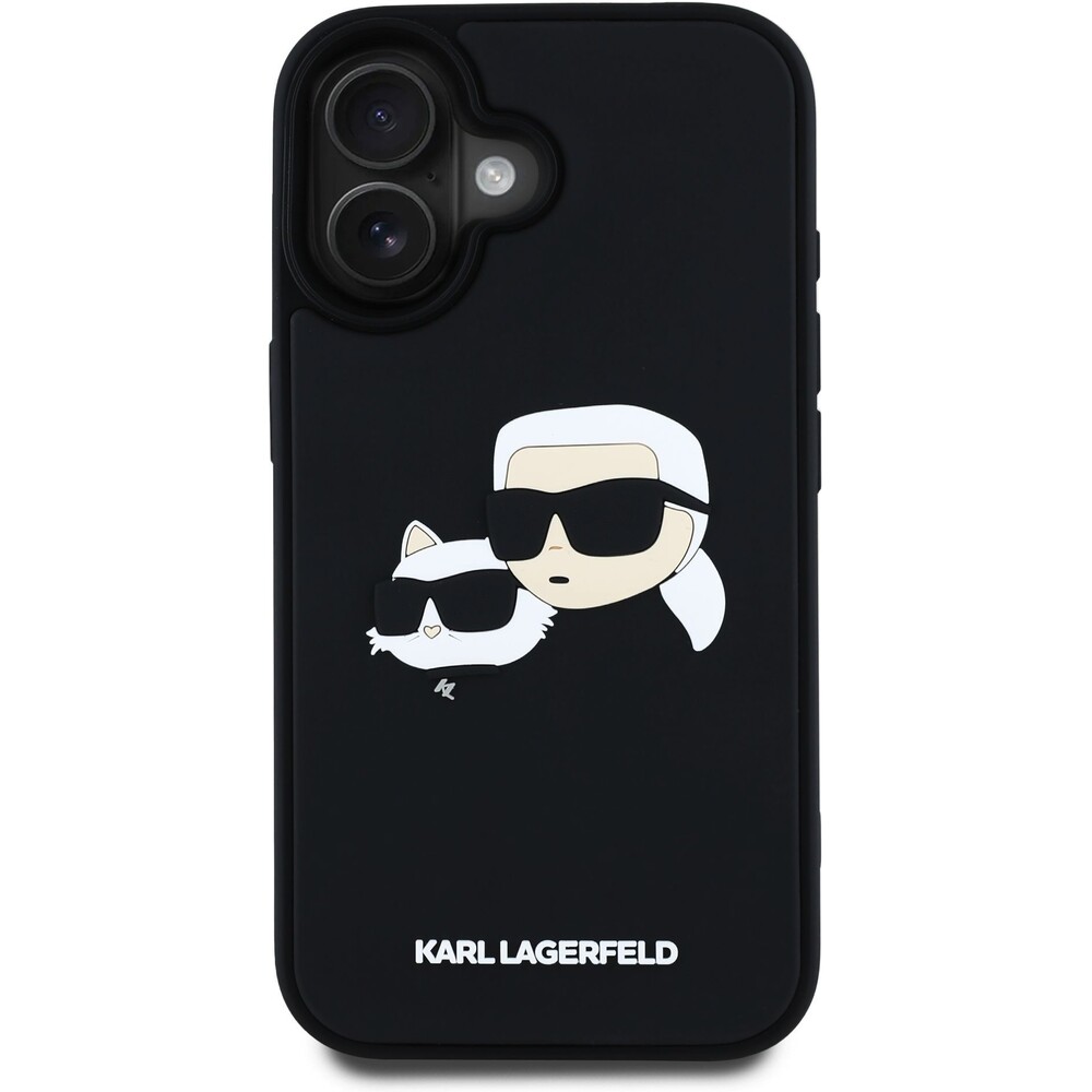 Karl-Lagerfeld-3D-Rubber-Double-Heads-kryt-iPhone-16-cerny