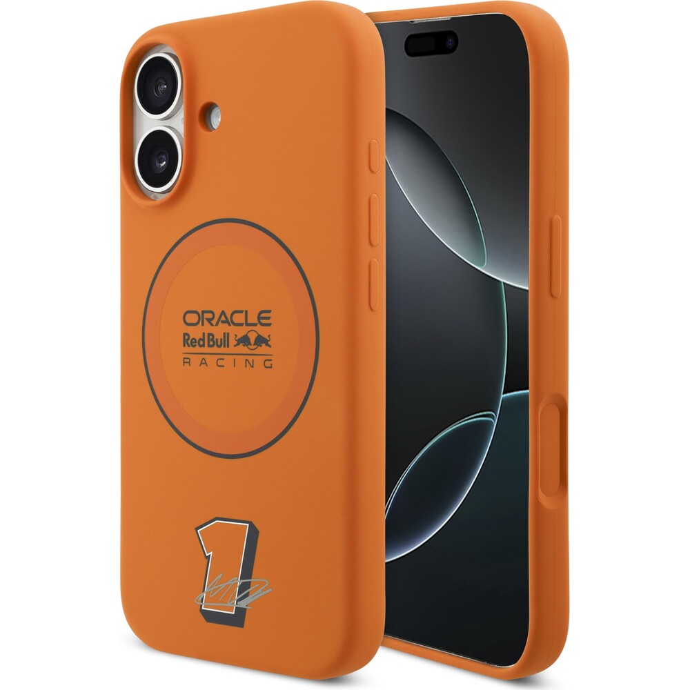 Oracle-Red-Bull-Racing-Silicone-Blue-Ring-MagSafe-kryt-iPhone-17-oranzovy