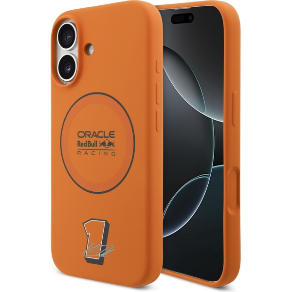 Oracle-Red-Bull-Racing-Silicone-Blue-Ring-MagSafe-kryt-iPhone-17-oranzovy