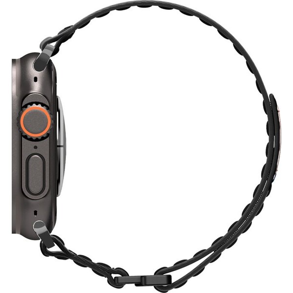 Spigen-Fabric-Band-reminek-hook-and-loop-Apple-Watch-49-46-45-44mm-cerny
