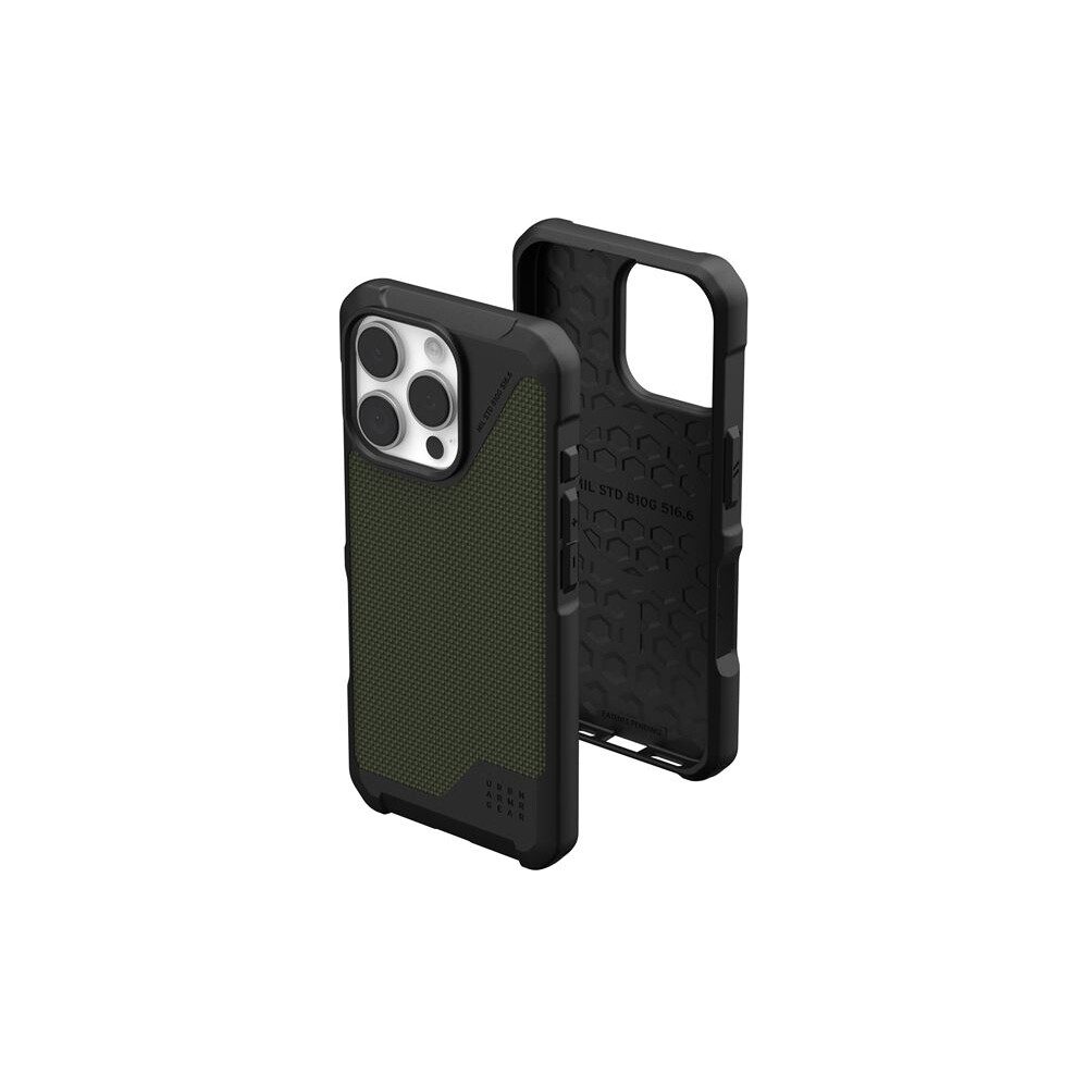UAG-Metropolis-LT-Magsafe-Kevlar-kryt-iPhone-16-Pro-olivove-zeleny