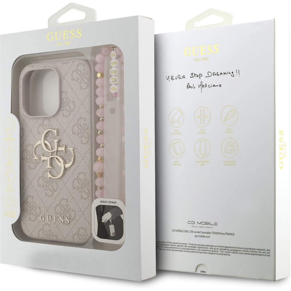 Guess-PU-4G-Metal-Logo-Strap-kryt-iPhone-15-Pro-Max-ruzovy