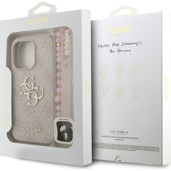 Guess-PU-4G-Metal-Logo-Strap-kryt-iPhone-15-Pro-Max-ruzovy