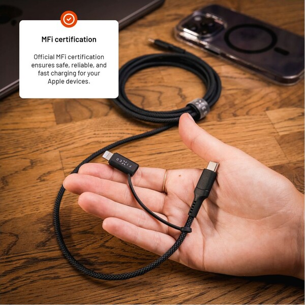 FIXED-2v1-napajeci-kabel-60W-3m-cerny