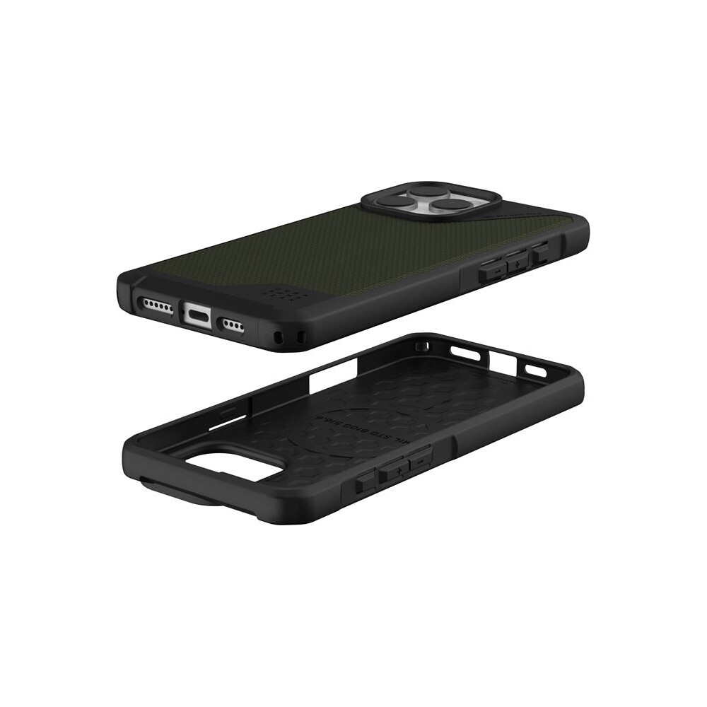 UAG-Metropolis-LT-Magsafe-Kevlar-kryt-iPhone-16-Pro-Max-olivove-zeleny