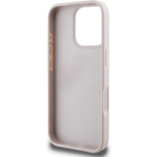 Guess-PU-4G-Strass-Triangle-Metal-Logo-kryt-pro-iPhone-16-Pro-ruzovy