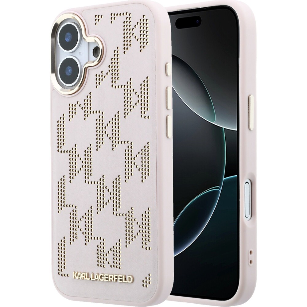 Karl-Lagerfeld-PU-Perforated-Monogram-MagSafe-kryt-iPhone-17-ruzovy
