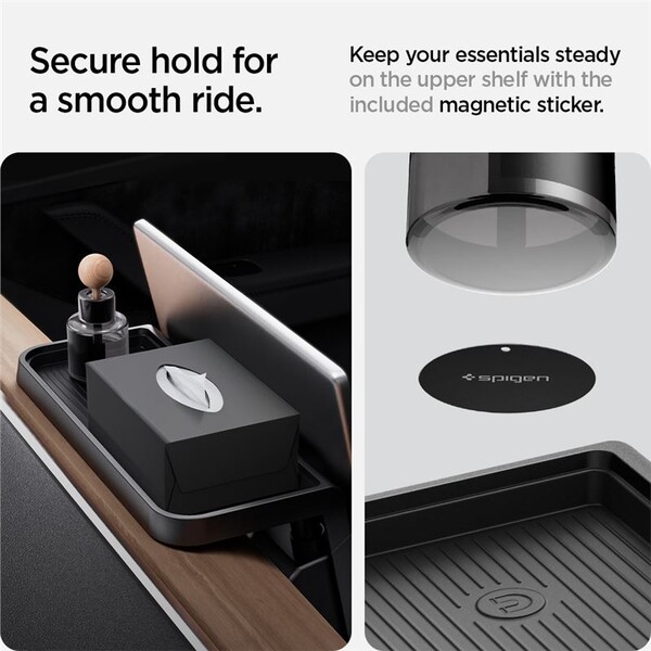 Spigen-Under-Screen-Storage-organizer-pod-displej-Tesla-Model-Y-3-cerny