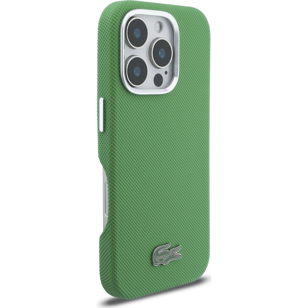 Lacoste-PVC-Iconic-Petit-Pique-Metal-Logo-MagSafe-kryt-iPhone-16-Pro-Max-zeleny