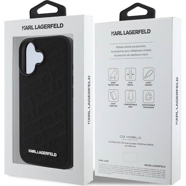 Karl-Lagerfeld-PU-Quilted-Pattern-kryt-pro-iPhone-16-cerny