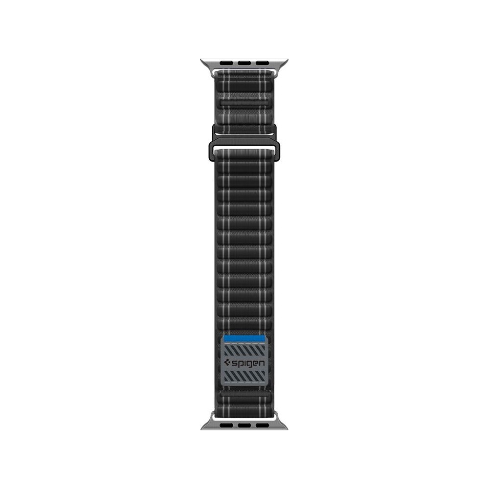 Spigen-Fabric-Band-reminek-hook-and-loop-Apple-Watch-49-46-45-44mm-cerny