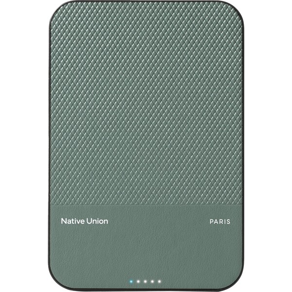 Native-Union-Re-Classic-Magnetic-Power-Bank-Qi2-5000mAh-zelena