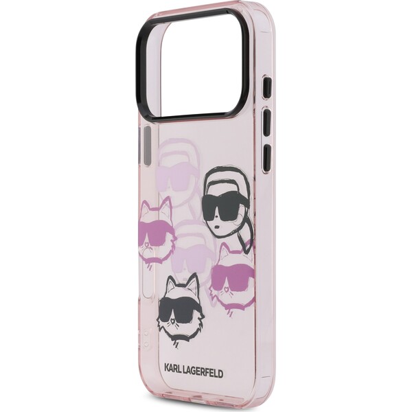 Karl-Lagerfeld-IML-Multi-K-CH-Heads-Zadni-Kryt-pro-iPhone-17-Pro-Max-ruzovy