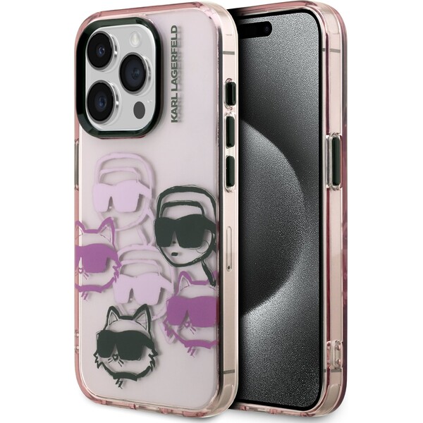 Karl-Lagerfeld-IML-Multi-K-CH-Heads-kryt-iPhone-15-Pro-Max-ruzovy