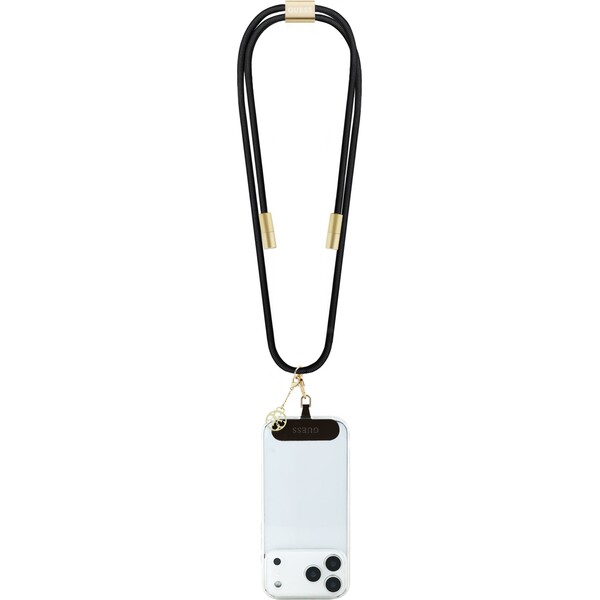 Guess-Crossbody-popruh-4G-Charm-s-nabijecim-kabelem-USB-C-USB-C-cerny