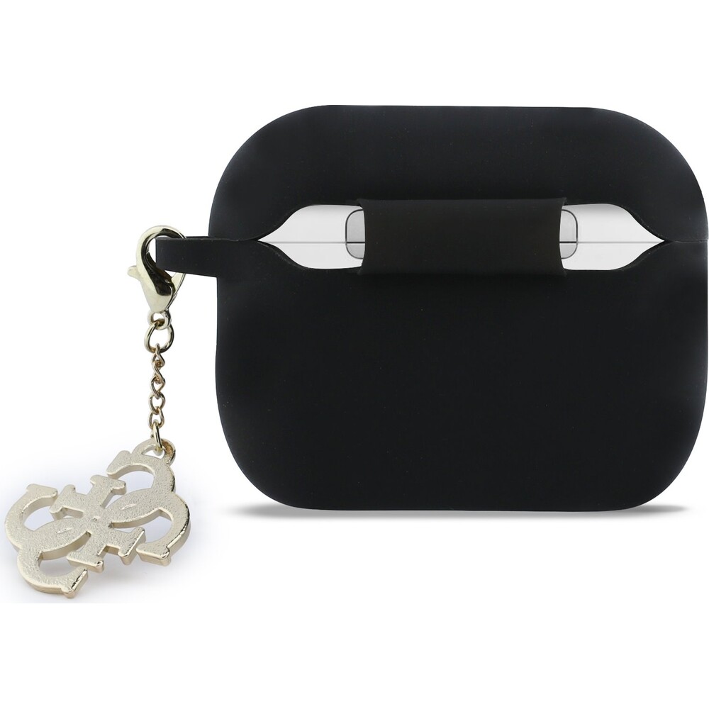 Guess-4G-Charm-Silikonove-pouzdro-AirPods-Pro-3-cerne