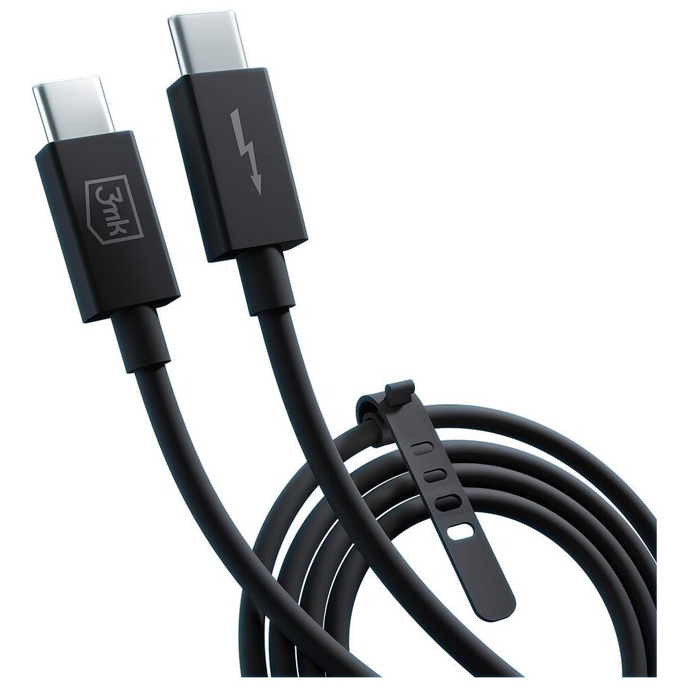 3mk-Hyper-ThunderBolt-Cable-USB-C-USB-C-napajeci-kabel-240W-1m-cerny