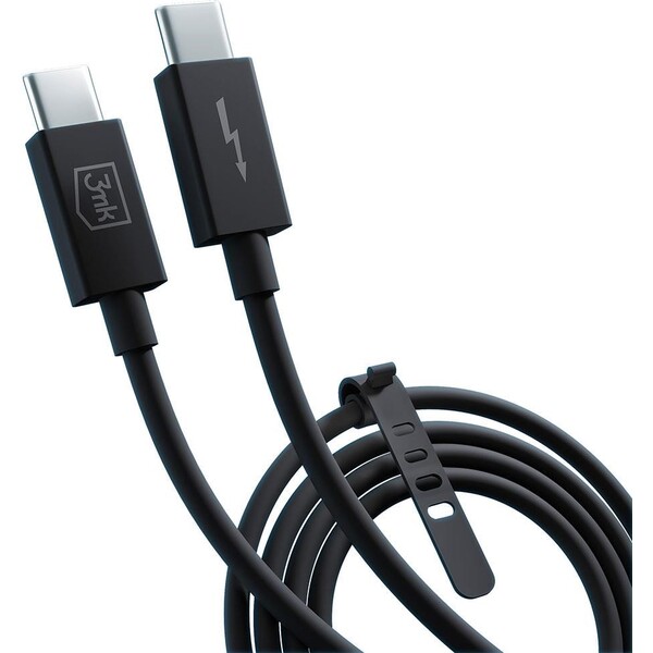 3mk-Hyper-ThunderBolt-Cable-USB-C-USB-C-napajeci-kabel-240W-1m-cerny