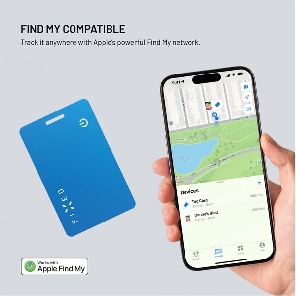 FIXED-Tag-Card-2-smart-tracker-s-Find-My-a-bezdratovym-nabijenim-modry