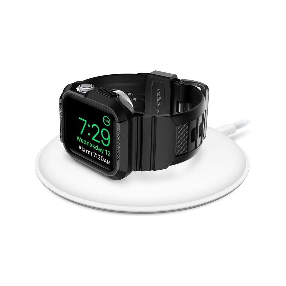 Spigen-Rugged-Armor-Pro-reminek-s-pouzdrem-Apple-Watch-41-40mm-cerny