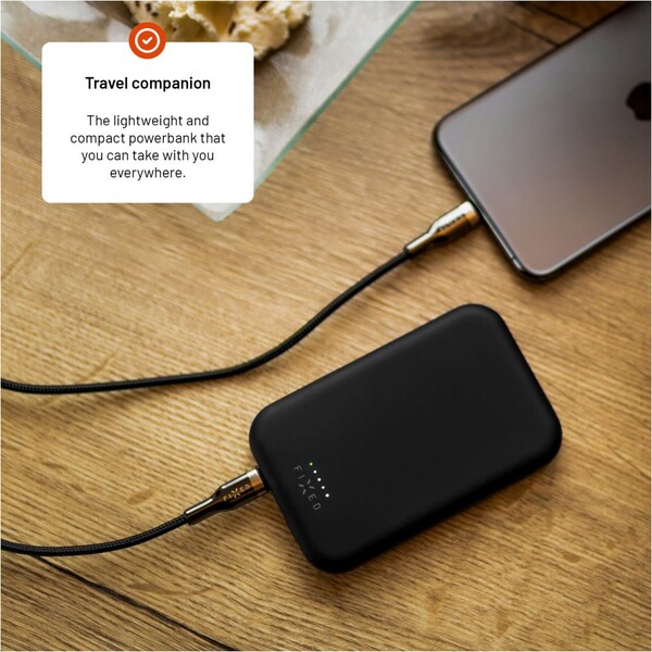 FIXED-MagZen-powerbanka-s-bezdratovym-nabijenim-a-Magsafe-10000-mAh-cerna