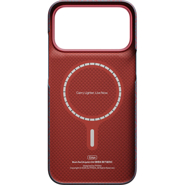 Pitaka-Edge-Case-Argyle-MagSafe-kryt-iPhone-18-Pro-Max-Blue-s-Red