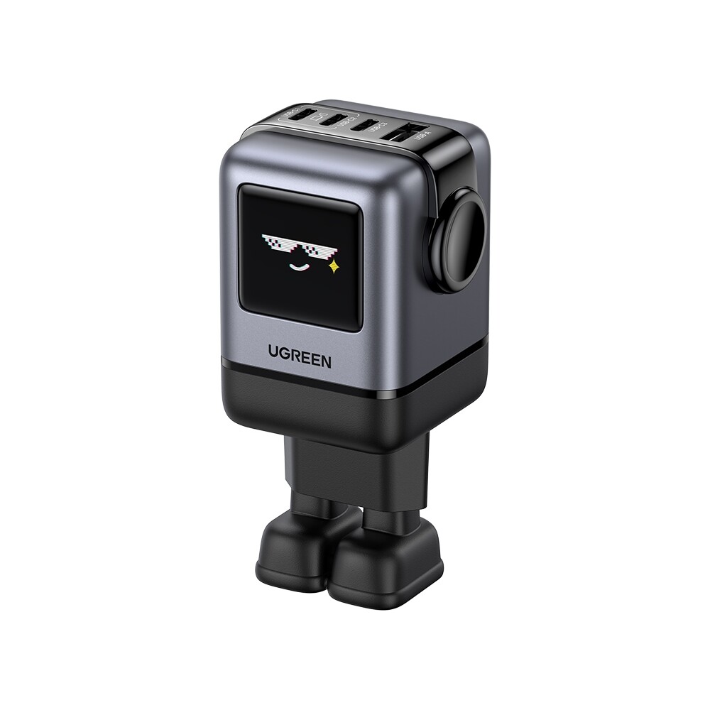 UGREEN-Uno-RG-100W-Robot-GaN-Fast-Charge-nabijecka-cerna