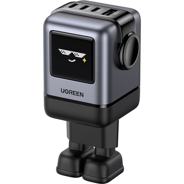 UGREEN-Uno-RG-100W-Robot-GaN-Fast-Charge-nabijecka-cerna