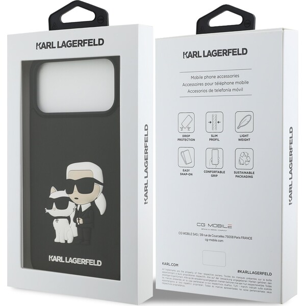 Karl-Lagerfeld-3D-Rubber-Karl-and-Choupette-kryt-iPhone-17-Pro-Max-cerny