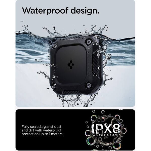 Spigen-Tough-Armor-IP67-vodeodolne-pouzdro-pro-Apple-AirTag-black-4-ks-
