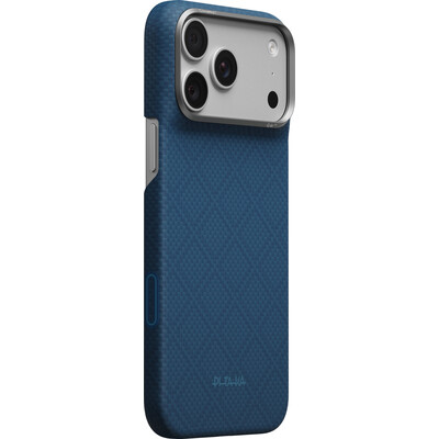 Pitaka Edge Case Argyle MagSafe kryt iPhone 18 Pro Max Abyss Blue