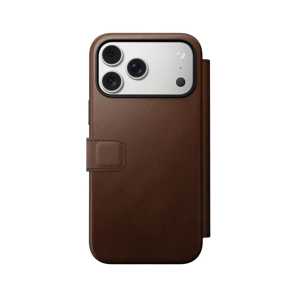 Nomad-Modern-Leather-Folio-MagSafe-kozene-pouzdro-iPhone-17-Pro-Max-Brown