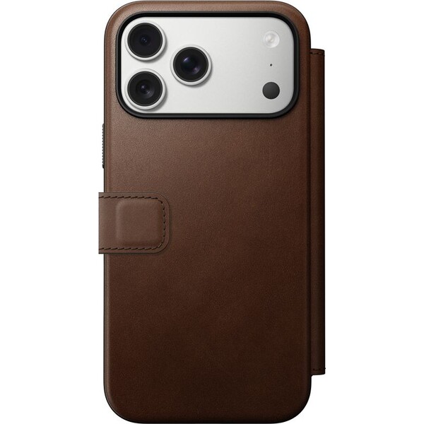 Nomad-Modern-Leather-Folio-MagSafe-kozene-pouzdro-iPhone-17-Pro-Max-Brown