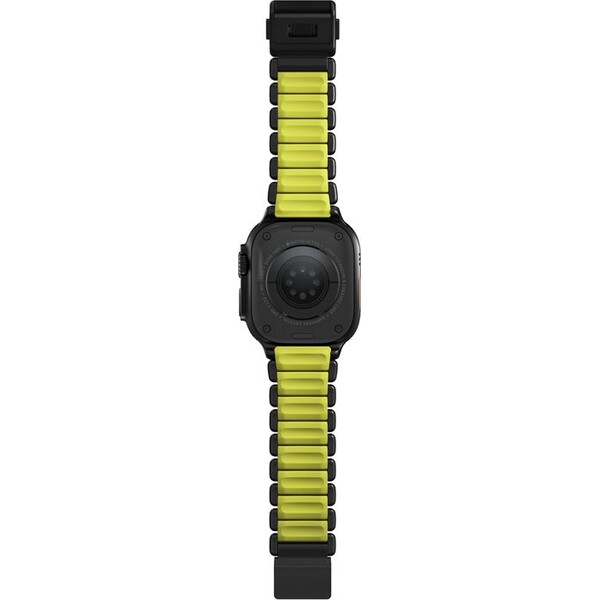 Nomad-Stratos-Band-FKM-reminek-Apple-Watch-45-46-49mm-Black-Titanium-Volt