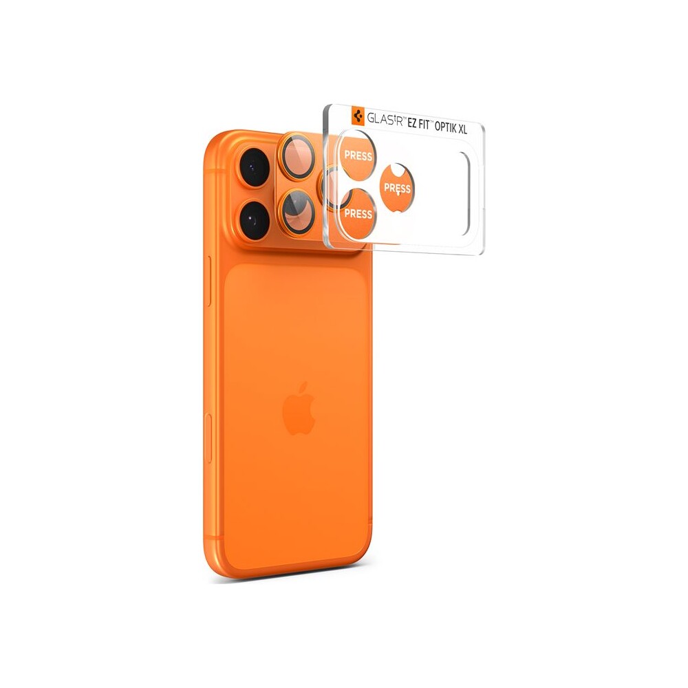 Spigen-Glass-tR-EZ-Fit-Optik-Pro-XL-sklo-na-fotoaparat-iPhone-17-Pro-Max-oranzove