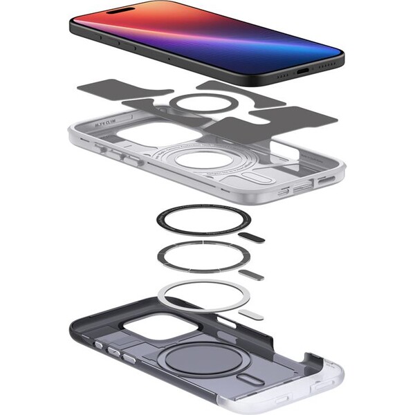 Spigen-Classic-C1-MagSafe-kryt-iPhone-16-Pro-graphite