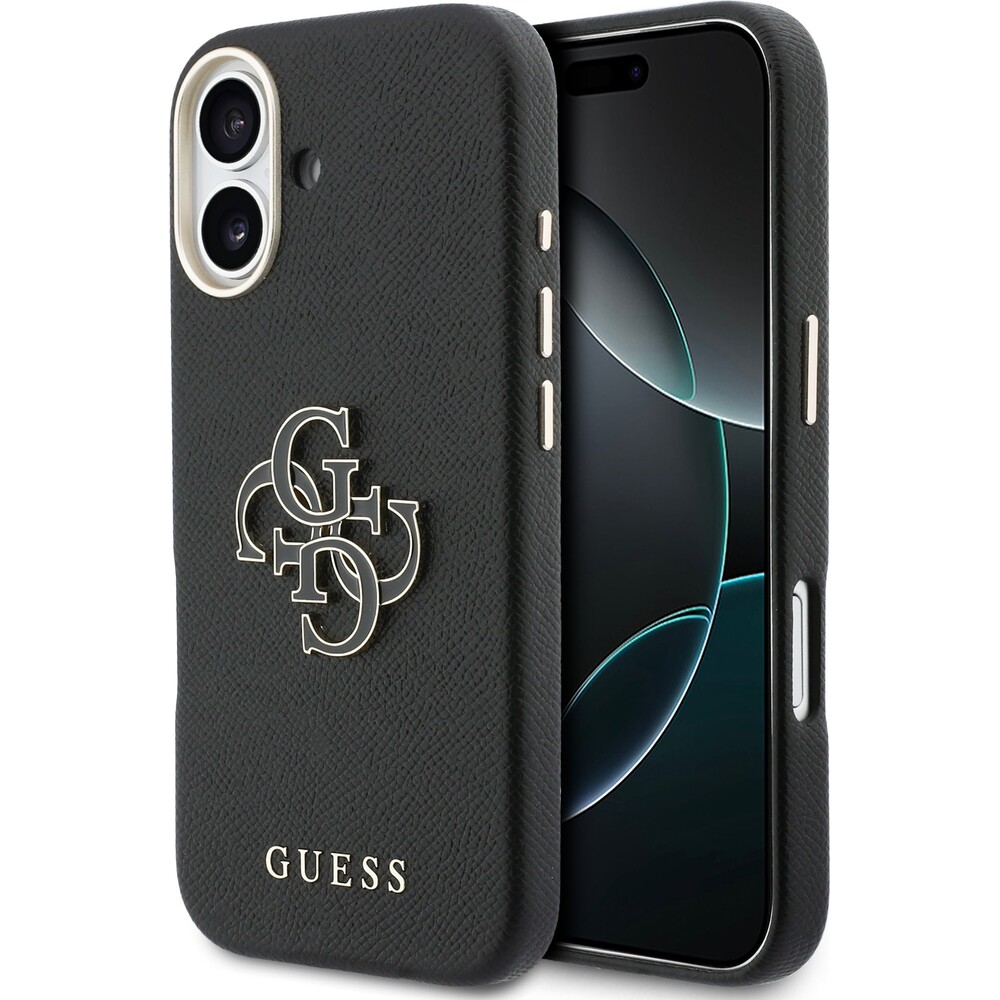 Guess-PU-Resin-Logo-kryt-iPhone-17-cerny