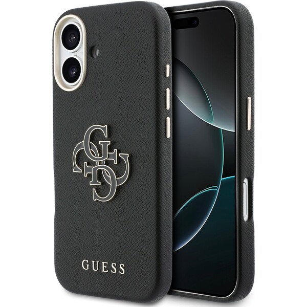 Guess-PU-Resin-Logo-kryt-iPhone-17-cerny