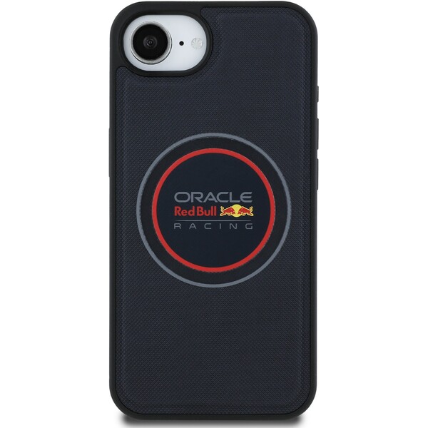 Oracle-Red-Bull-Racing-PU-Leather-Red-Ring-MagSafe-kryt-iPhone-17e-16e-modry