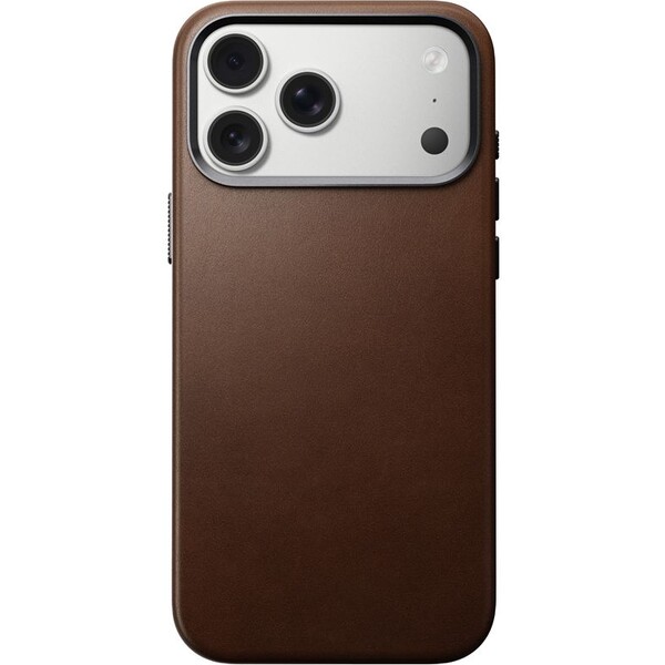 Nomad-Traditional-Leather-Case-MagSafe-kozeny-kryt-iPhone-17-Pro-Max-Brown