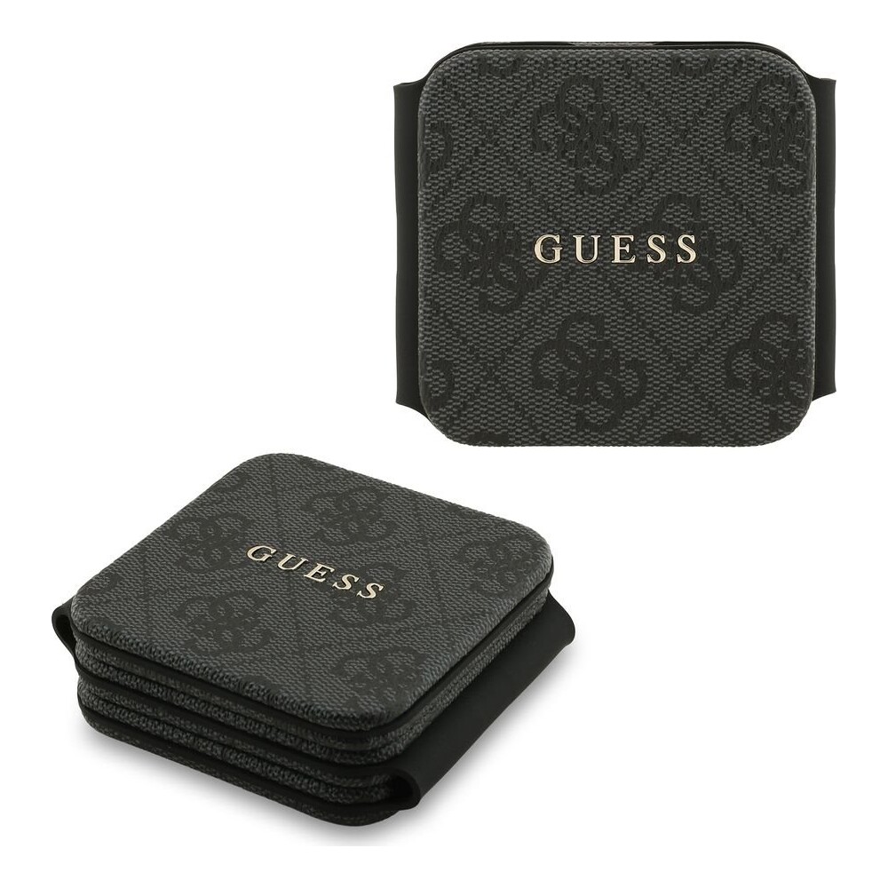Guess-PU-4G-MagSafe-bezdratova-nabijecka-3v1-cerna
