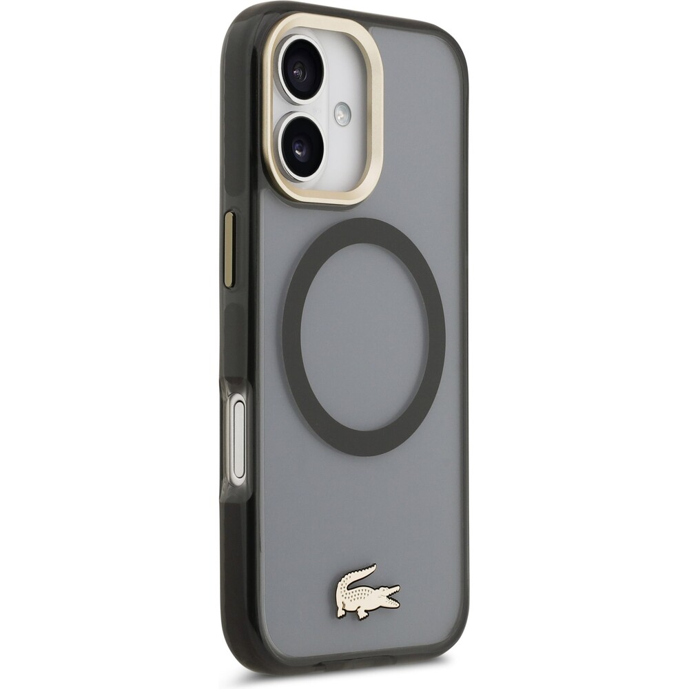 Lacoste-PC-TPU-Frosted-Finish-Gold-Logo-MagSafe-kryt-iPhone-17-cerny