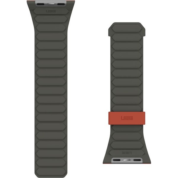 UAG-Pathfinder-reminek-Apple-Watch-49-46-45-44-42mm-olivovy-oranzovy