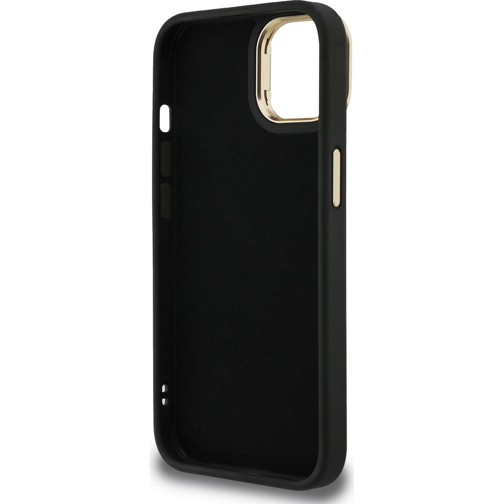 Guess-PU-4G-Metal-Logo-Stand-Camera-Frame-kryt-iPhone-13-cerny