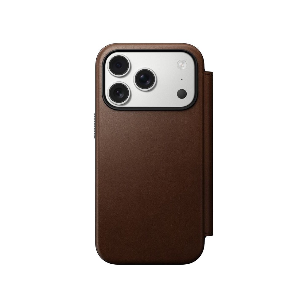 Nomad-Modern-Leather-Folio-MagSafe-kozene-pouzdro-iPhone-17-Pro-Brown