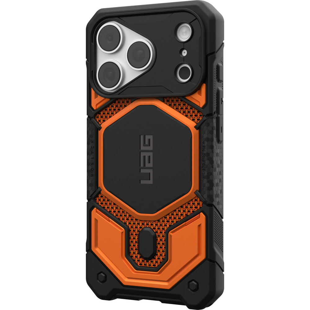 UAG-Monarch-Pro-MagSafe-Kevlar-kryt-iPhone-18-Pro-17-Pro-oranzovy