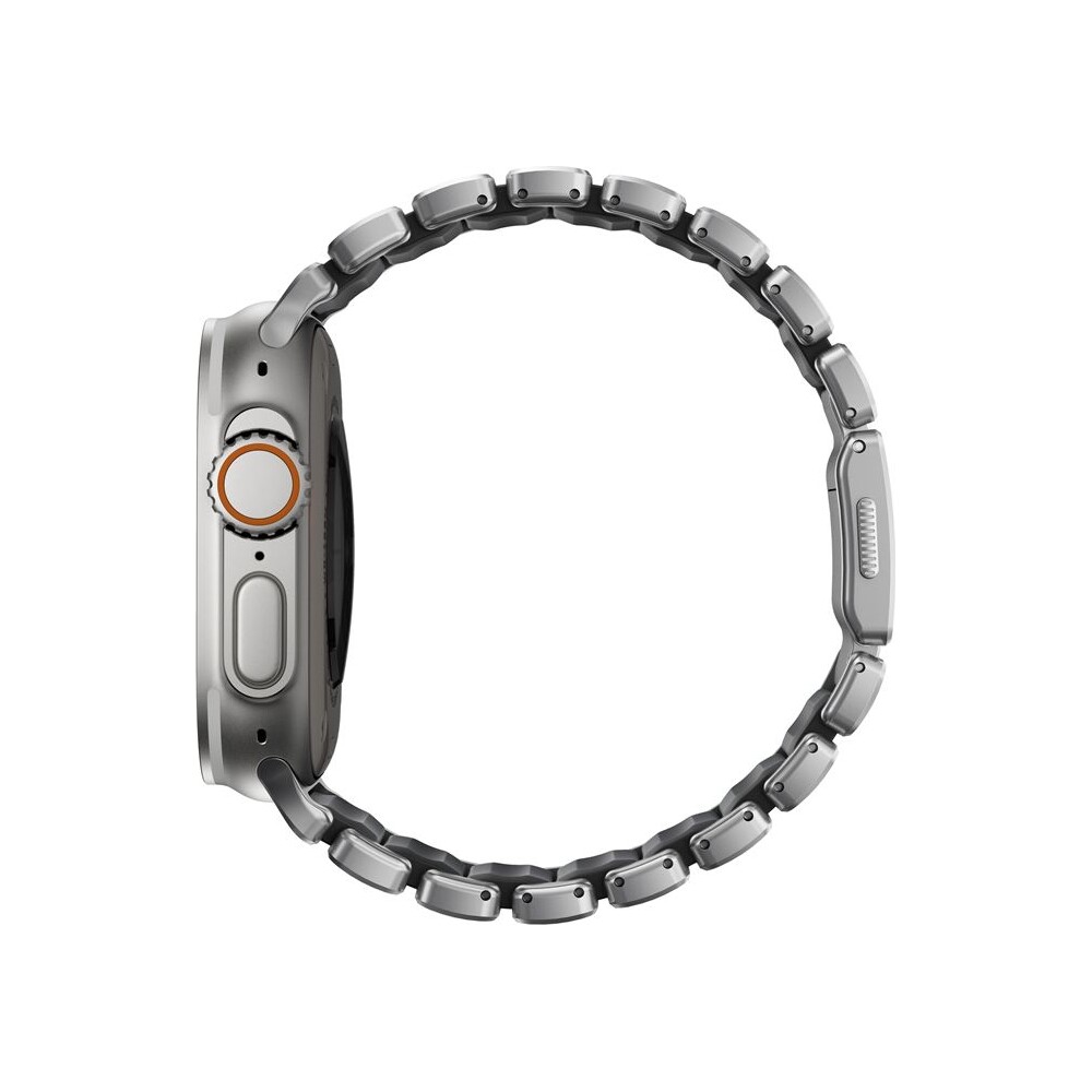 Nomad-Stratos-Band-FKM-reminek-Apple-Watch-45-46-49mm-Natural-Titanium-Black