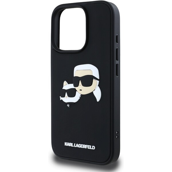 Karl-Lagerfeld-3D-Rubber-Double-Heads-kryt-iPhone-16-Pro-cerny