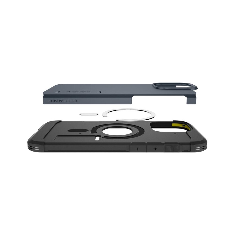 Spigen-Tough-Armor-MagSafe-kryt-iPhone-16-Pro-metal-slate