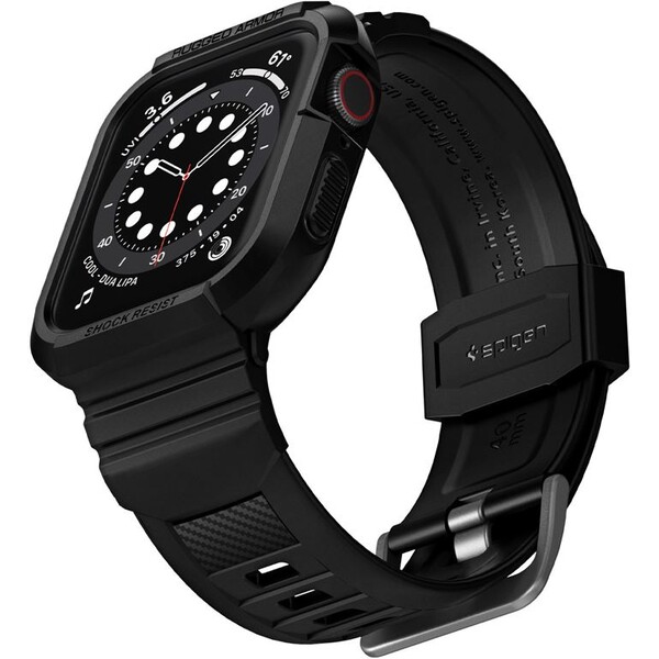 Spigen-Rugged-Armor-Pro-reminek-s-pouzdrem-Apple-Watch-41-40mm-cerny